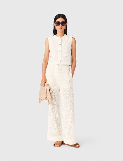 Guipure lace jacket | Maje