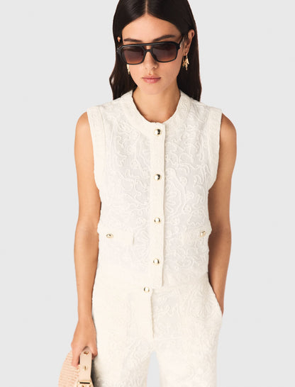 Guipure lace jacket | Maje
