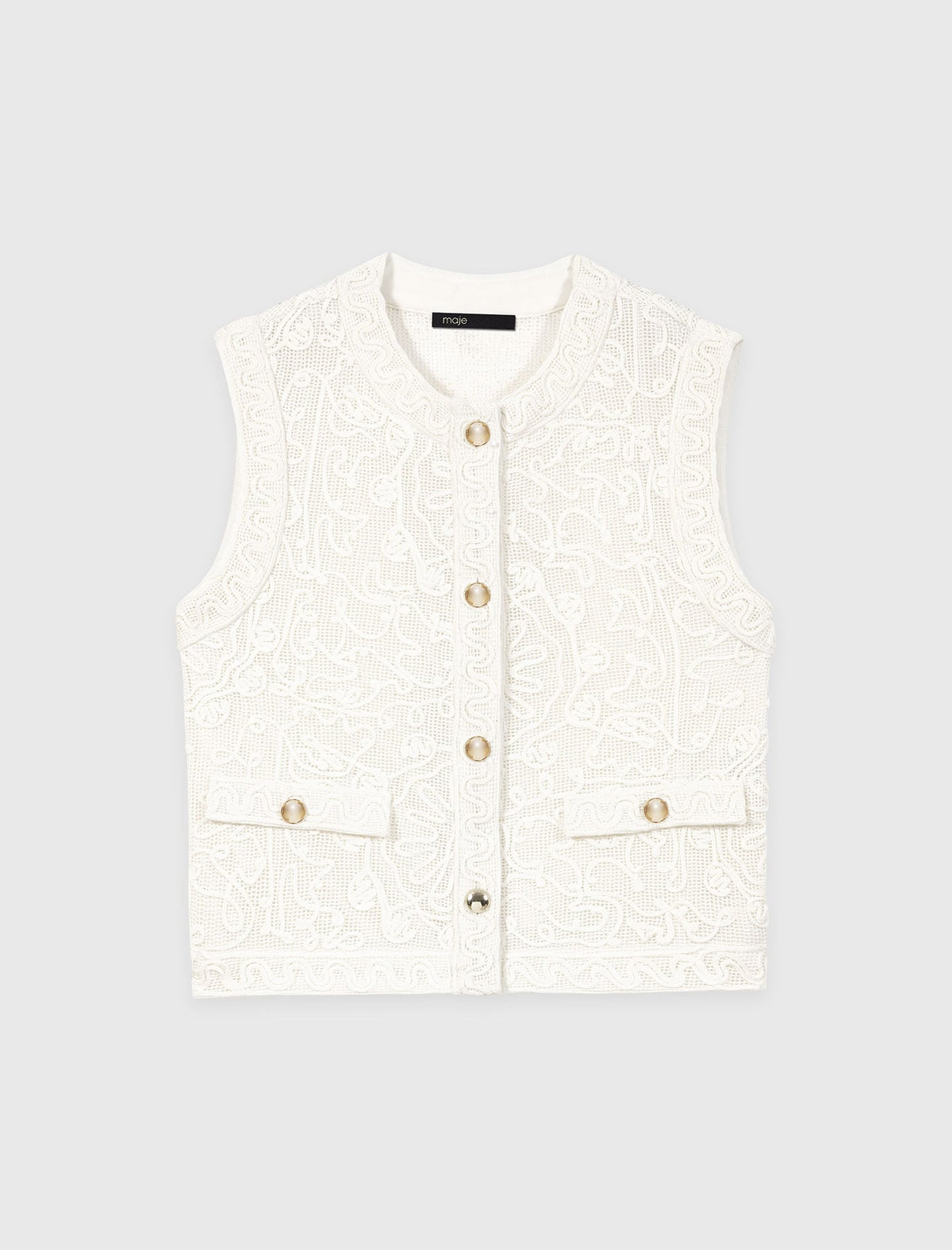 Guipure lace jacket | Maje