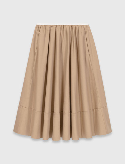 Mid-length cotton skirt | Maje