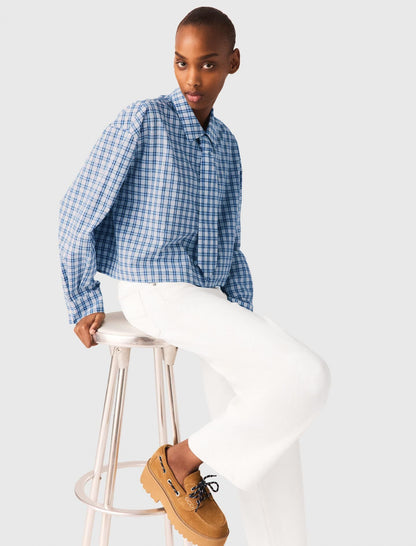Rhinestone shirt with removable tie | Maje