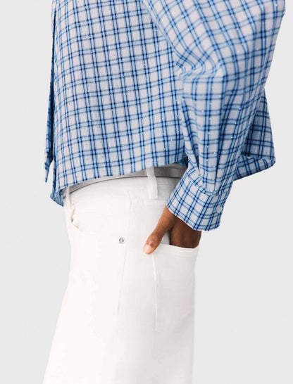 Rhinestone shirt with removable tie | Maje