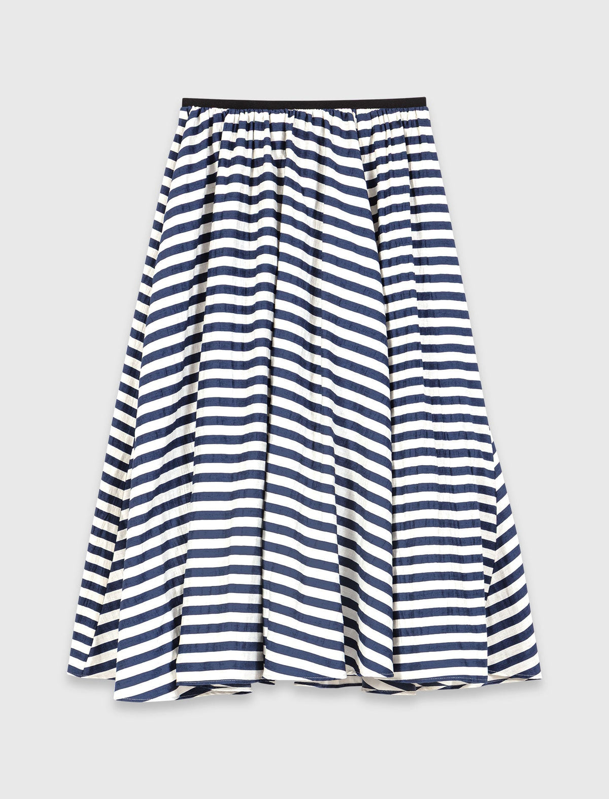 Linen-blend midi skirt | Maje