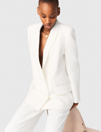 Double-breasted suit jacket | Maje