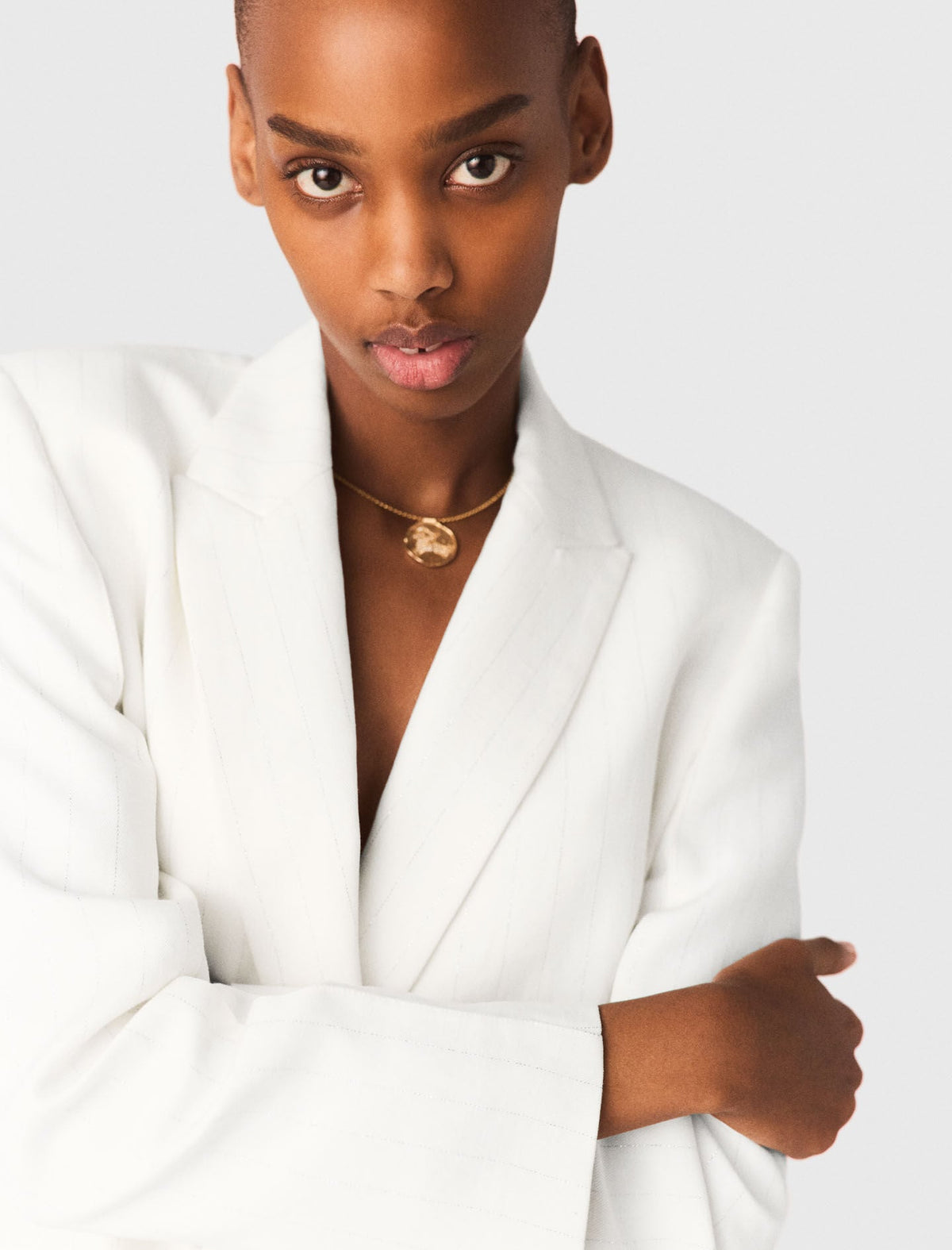 Double-breasted suit jacket | Maje