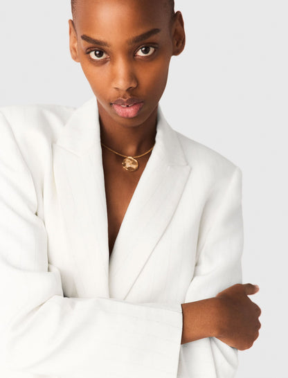 Double-breasted suit jacket | Maje