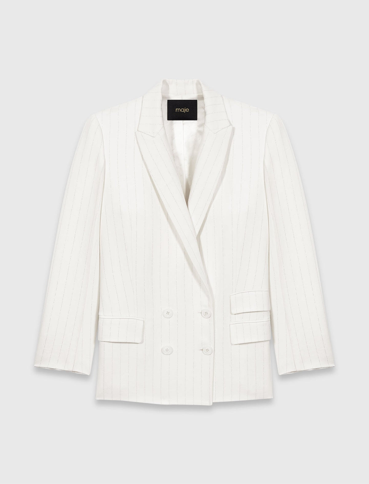 Double-breasted suit jacket | Maje