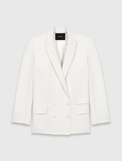 Double-breasted suit jacket | Maje