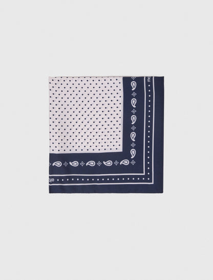 60x60 silk print bandana | Maje