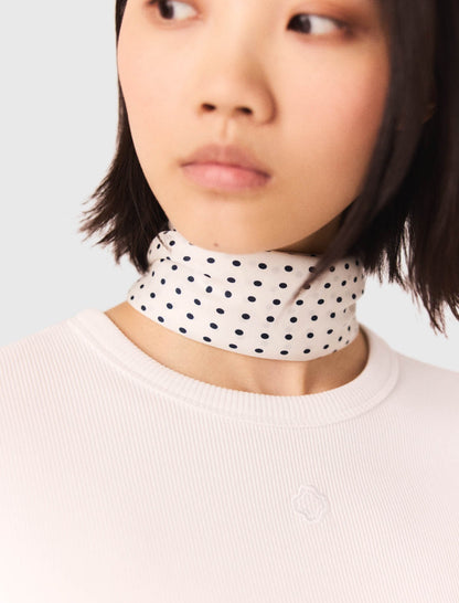60x60 silk print bandana | Maje