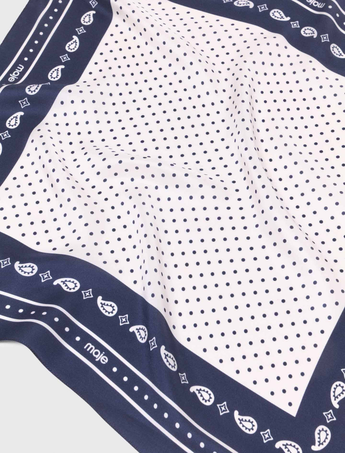 60x60 silk print bandana | Maje