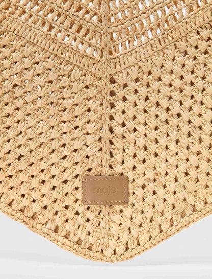Natural raffia bag | Maje