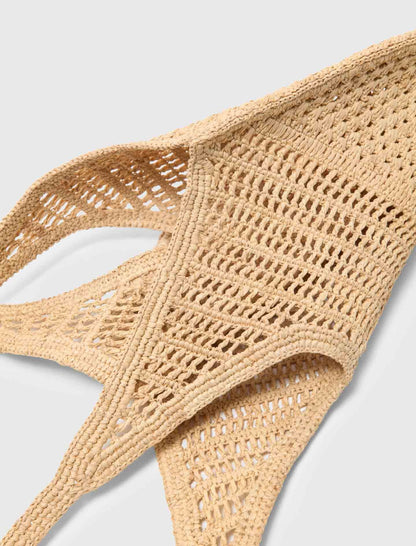 Natural raffia bag | Maje