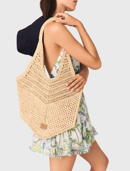 Natural raffia bag | Maje