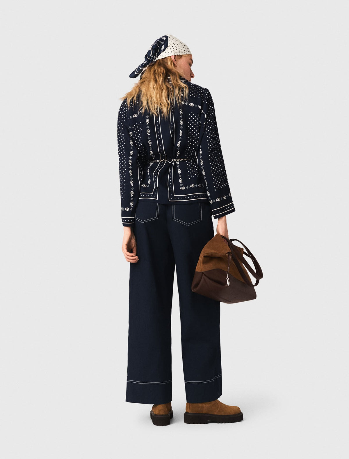 Flowing printed shirt | Maje