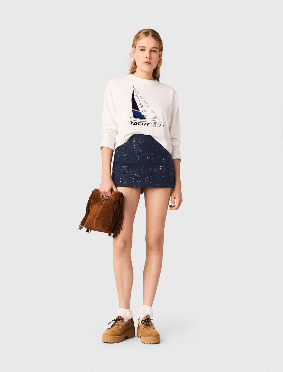 Boat print T-shirt | Maje