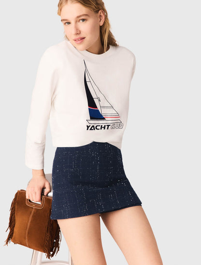 Boat print T-shirt | Maje