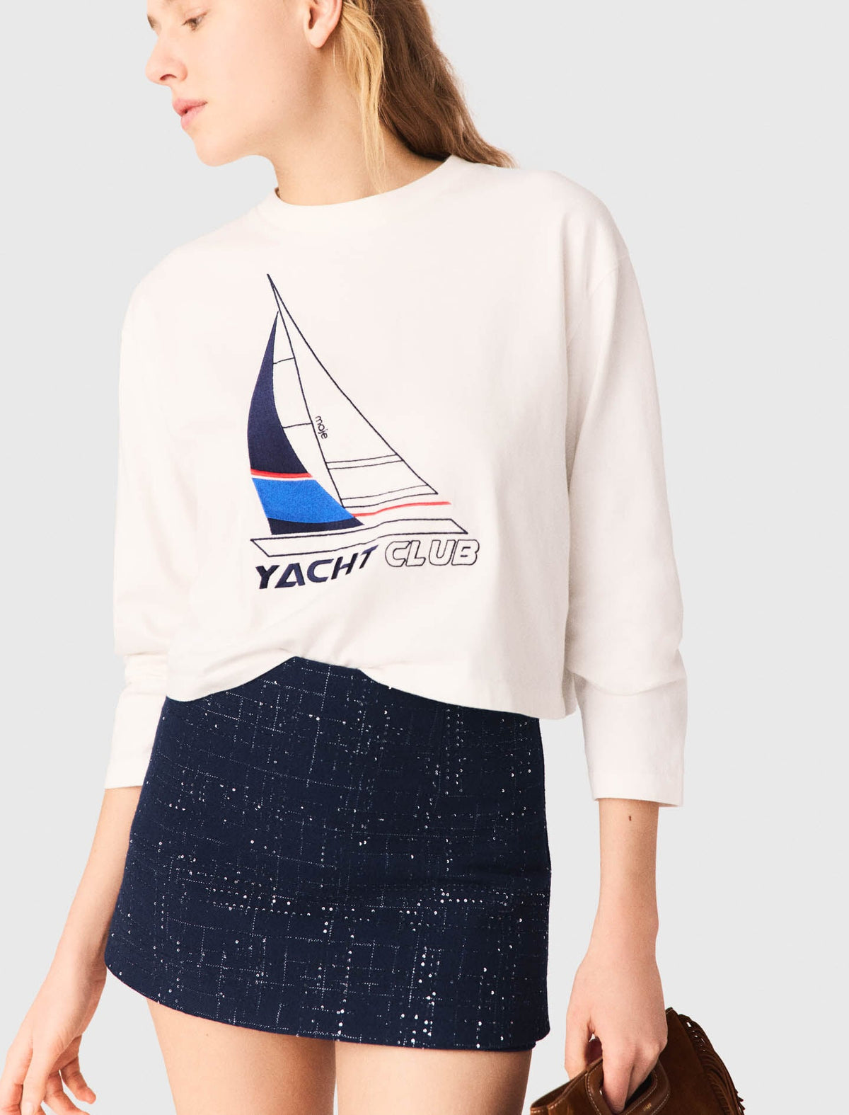 Boat print T-shirt | Maje
