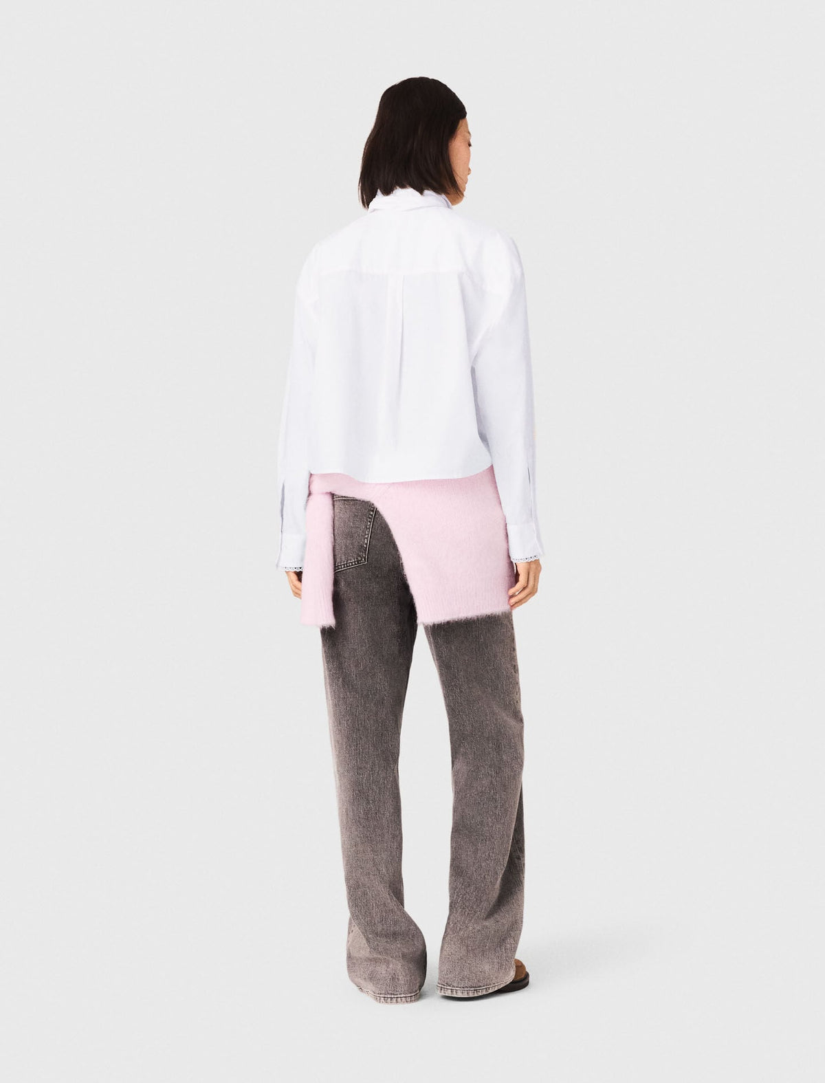 Crochet collar shirt | Maje