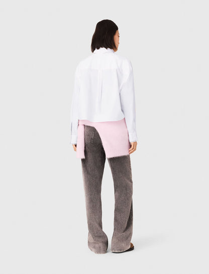 Crochet collar shirt | Maje