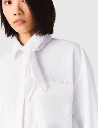 Crochet collar shirt | Maje