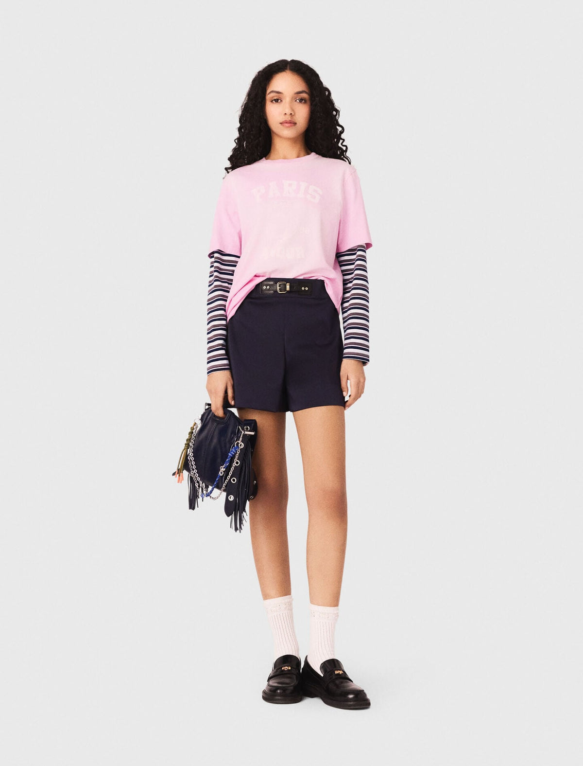 Nautical print T-shirt | Maje