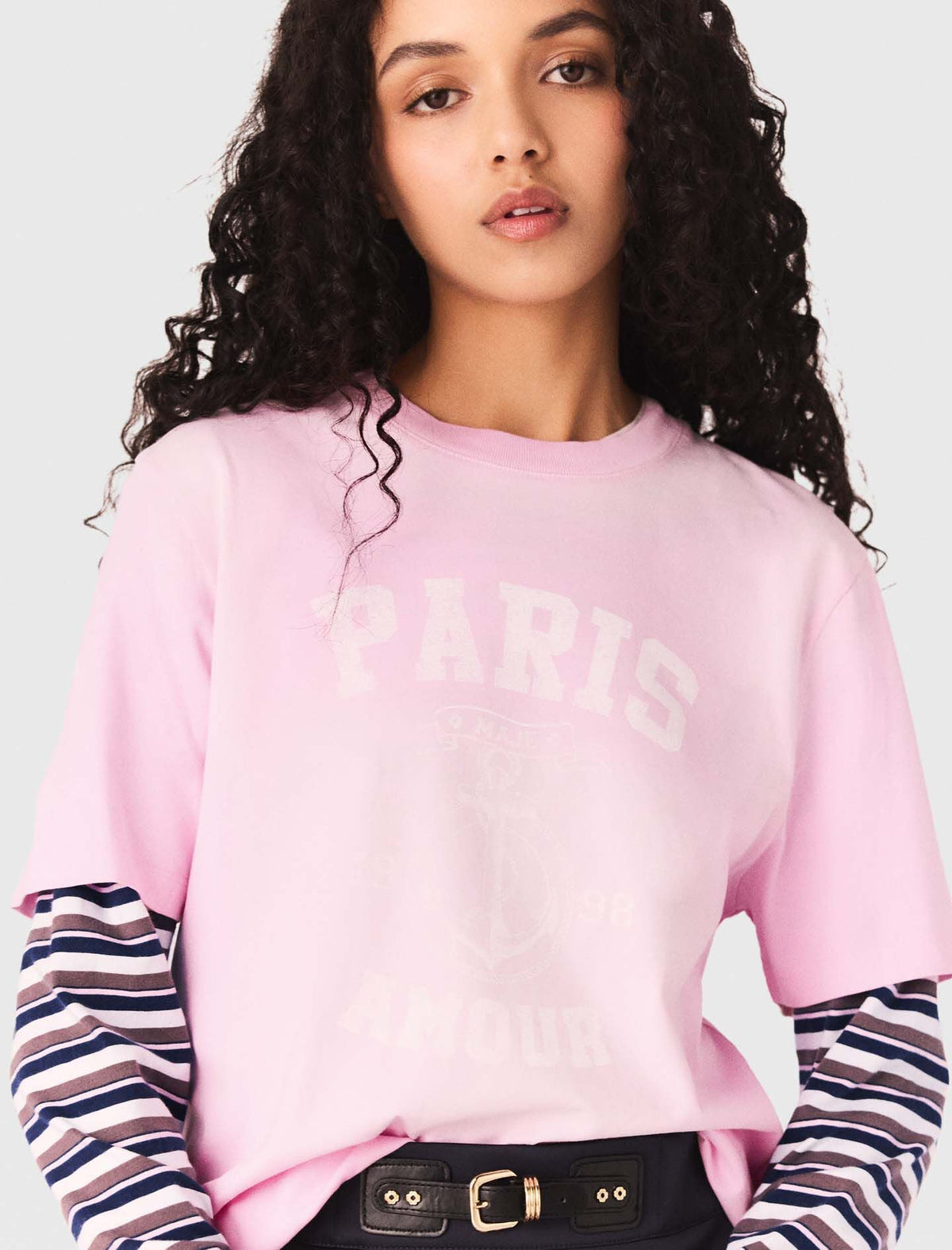 Nautical print T-shirt | Maje