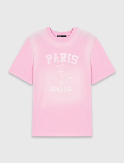 Nautical print T-shirt | Maje