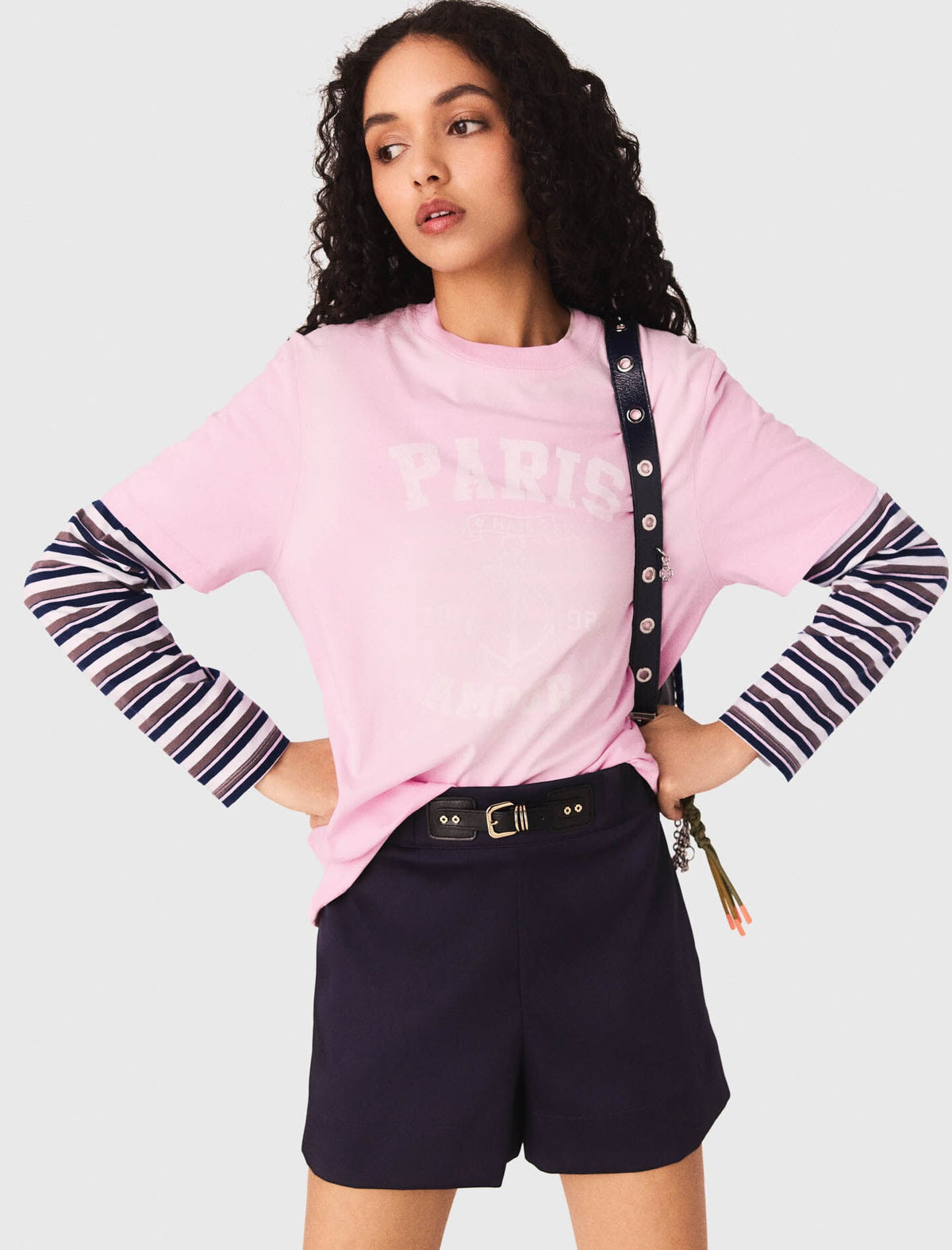 Nautical print T-shirt | Maje