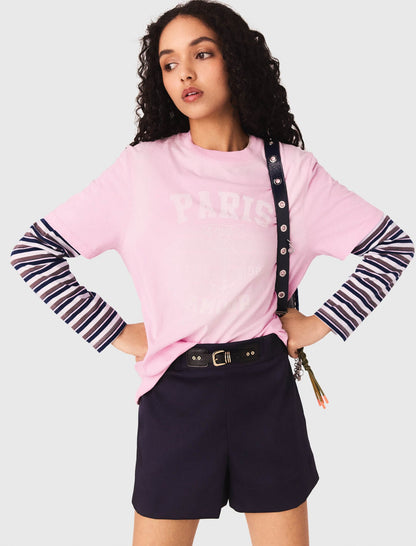 Nautical print T-shirt | Maje