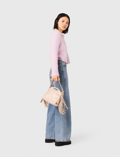 Jewelled bow cardigan | Maje