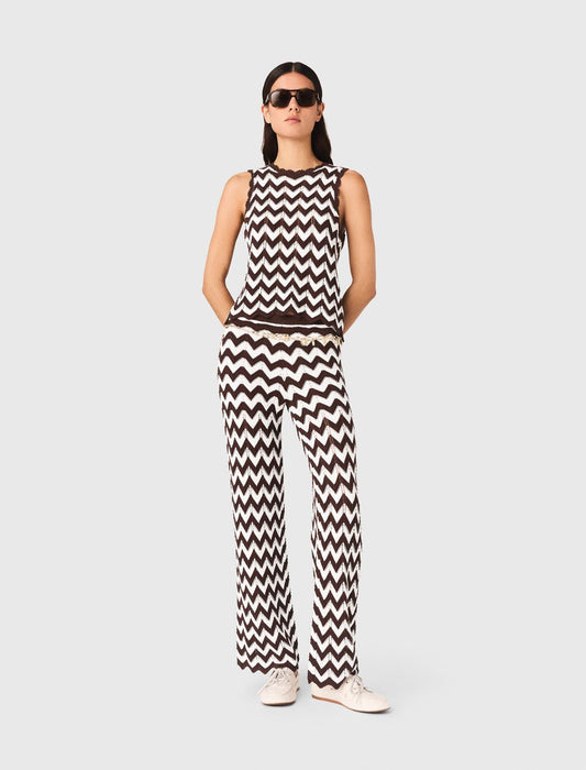 Zigzag crochet top | Maje