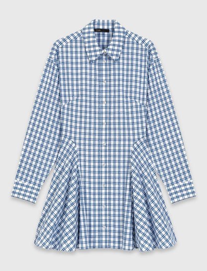 Rhinestone Shirt Dress | Maje