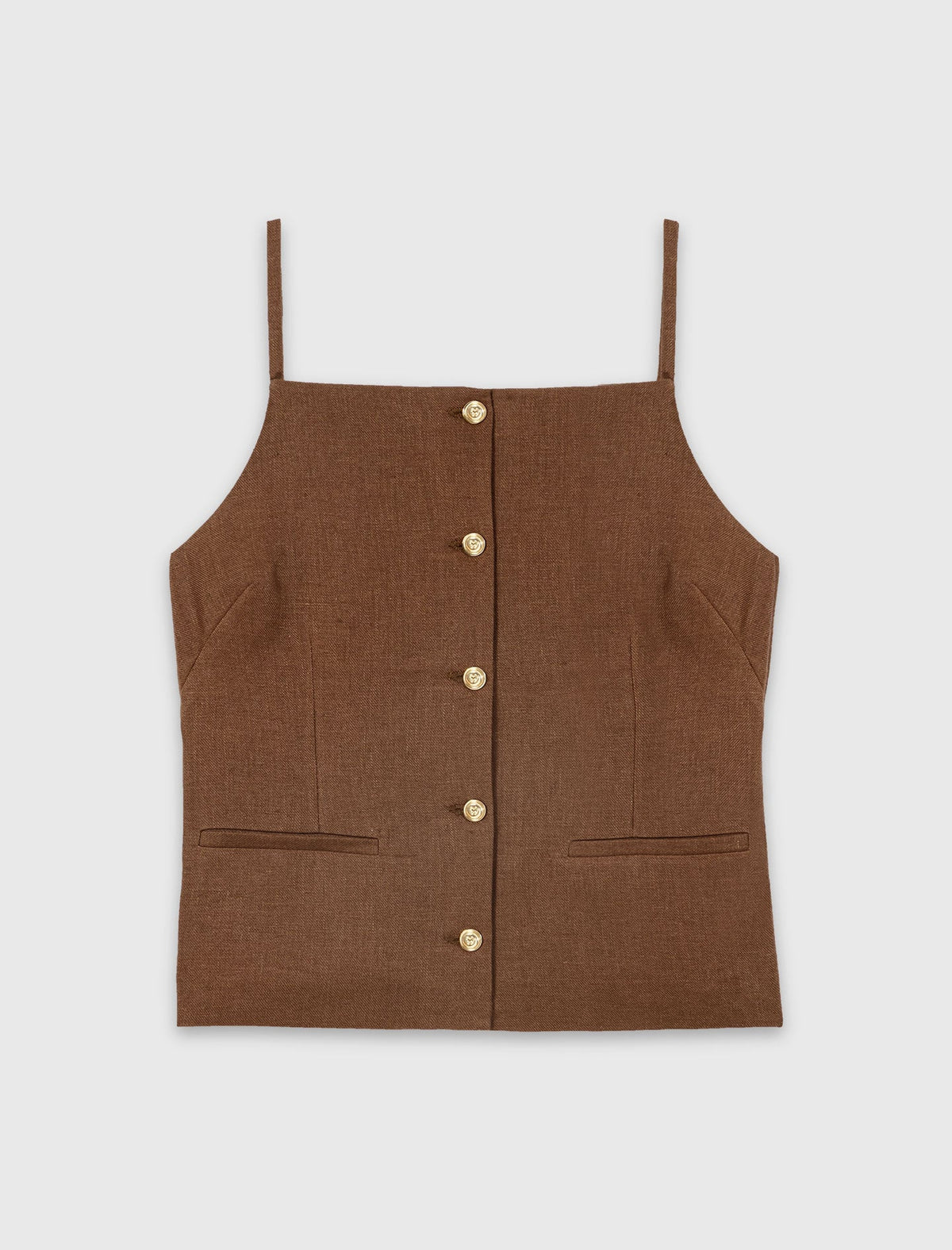 Linen blend top | Maje