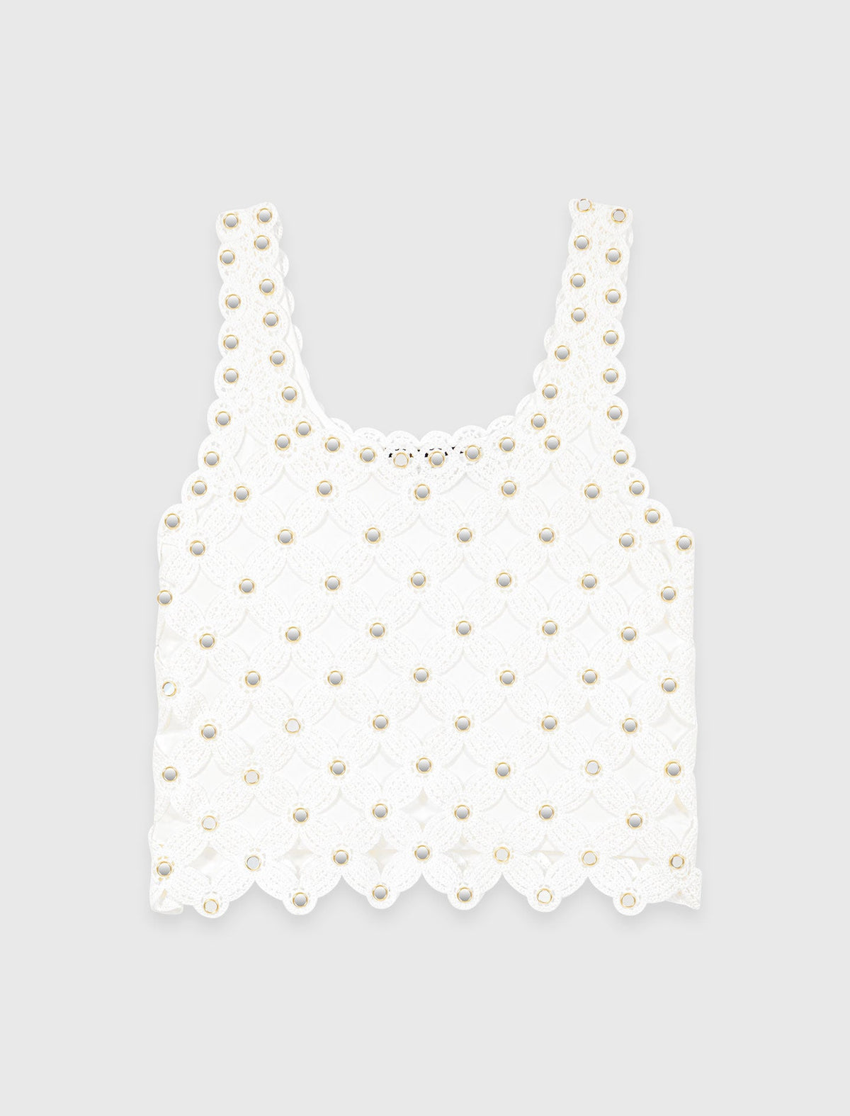 Mirrored crochet top | Maje