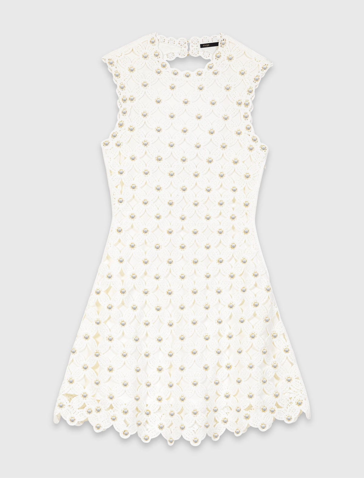 Mirrored crochet dress | Maje