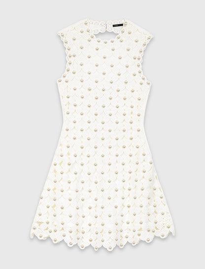 Mirrored crochet dress | Maje