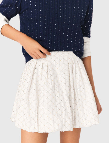 Beaded bubble skirt | Maje