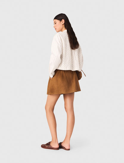 Beaded cropped shirt | Maje