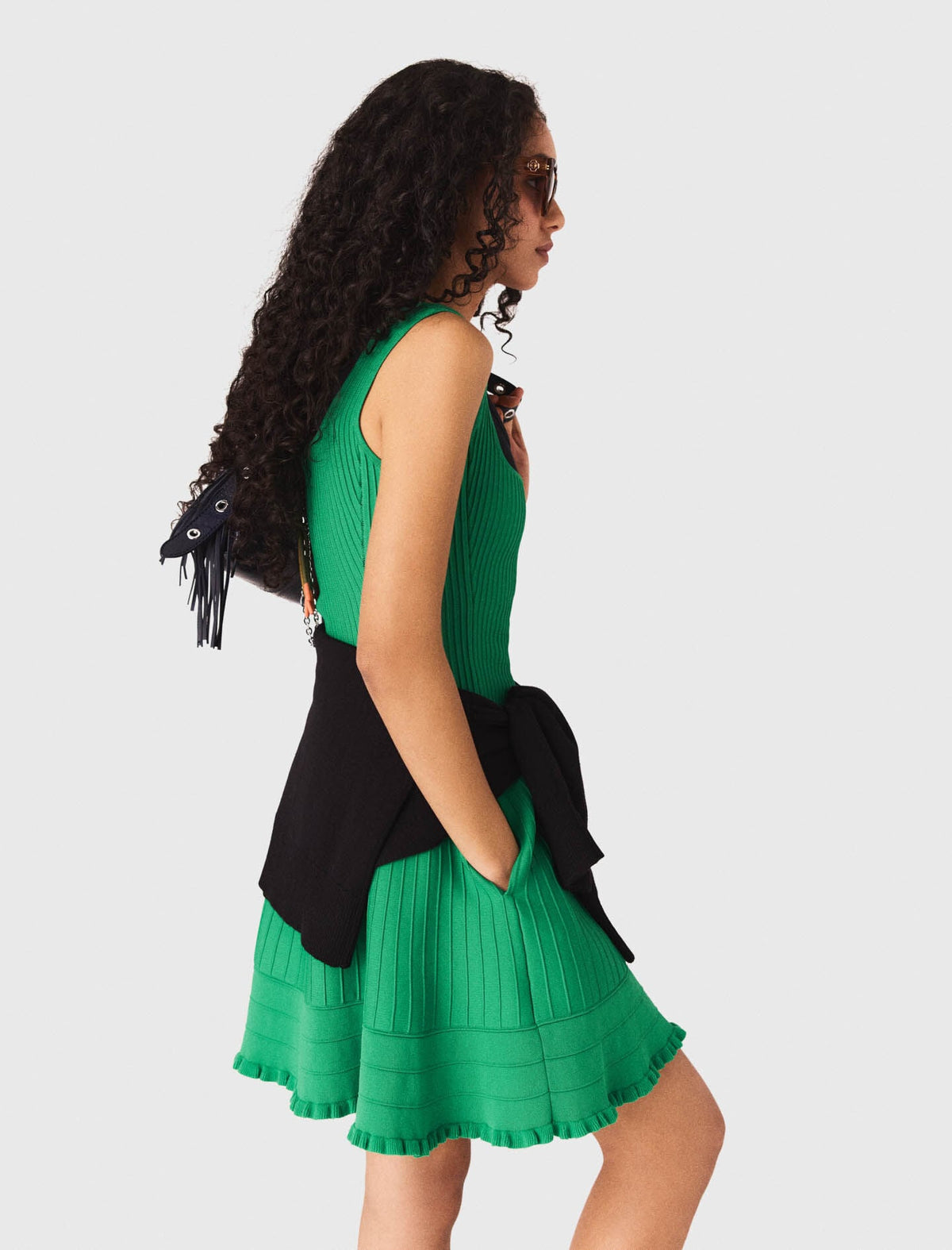 Knit skater dress | Maje