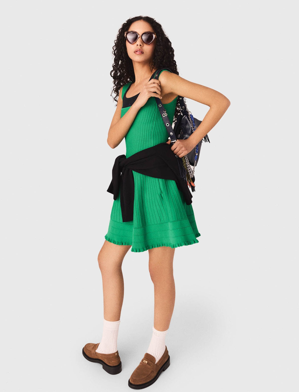 Knit skater dress | Maje