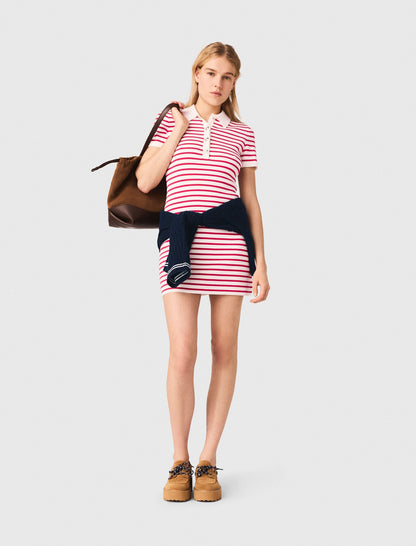 Striped polo dress | Maje