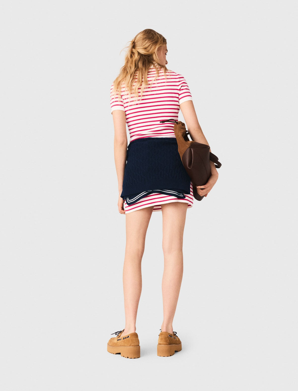 Striped polo dress | Maje