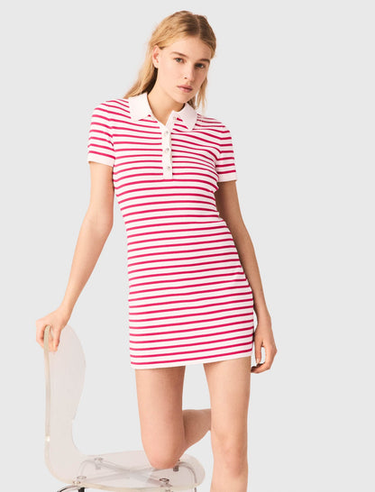 Striped polo dress | Maje