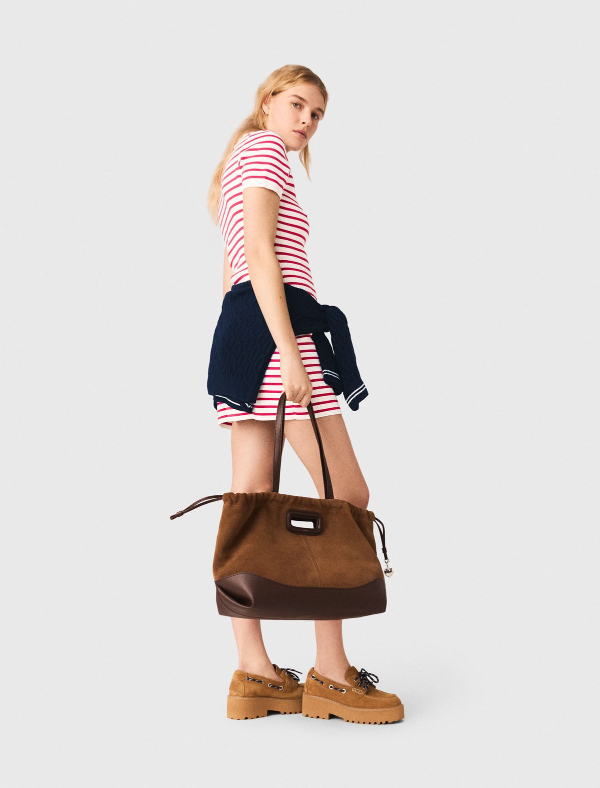 Striped polo dress | Maje