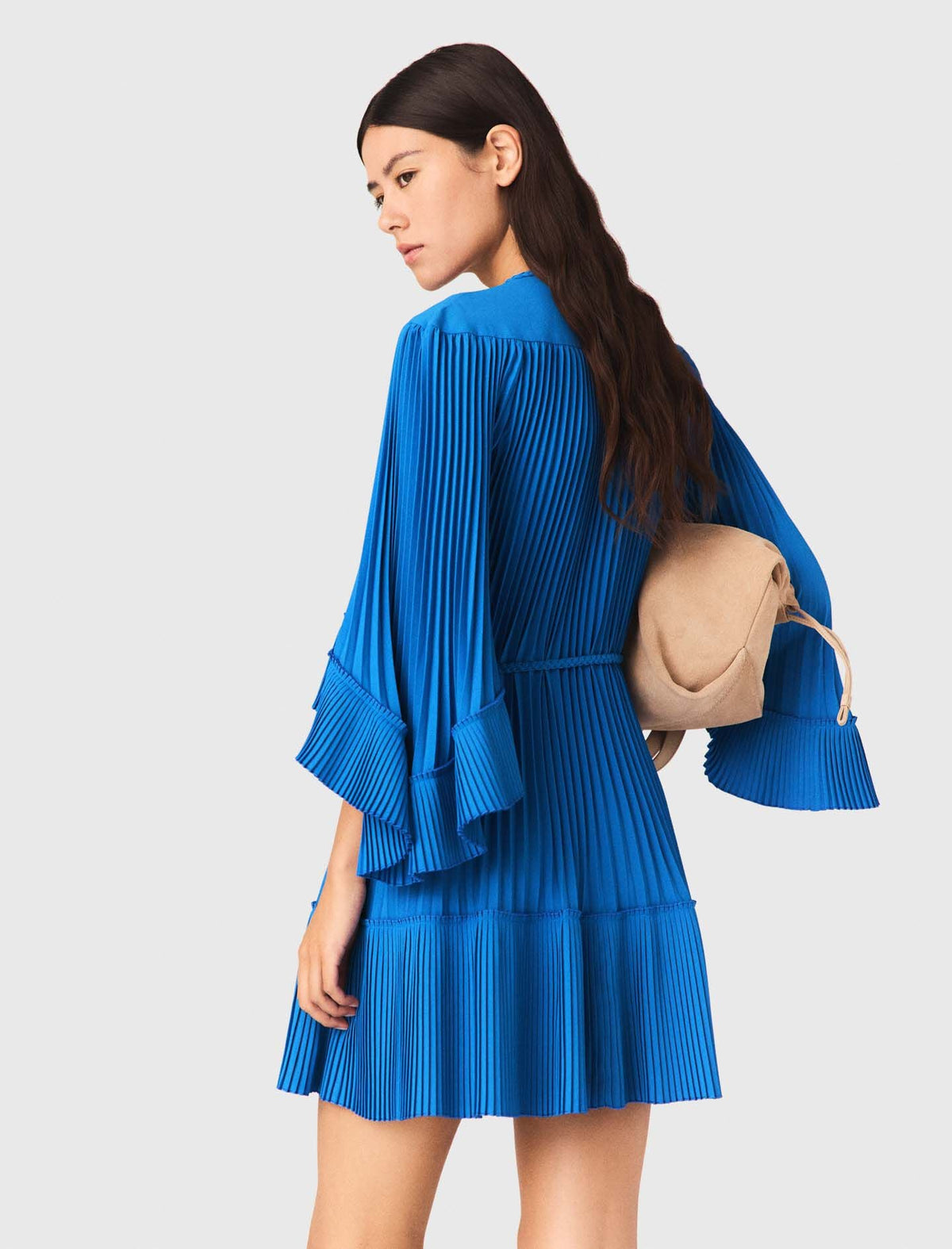 Short pleated dress | Maje