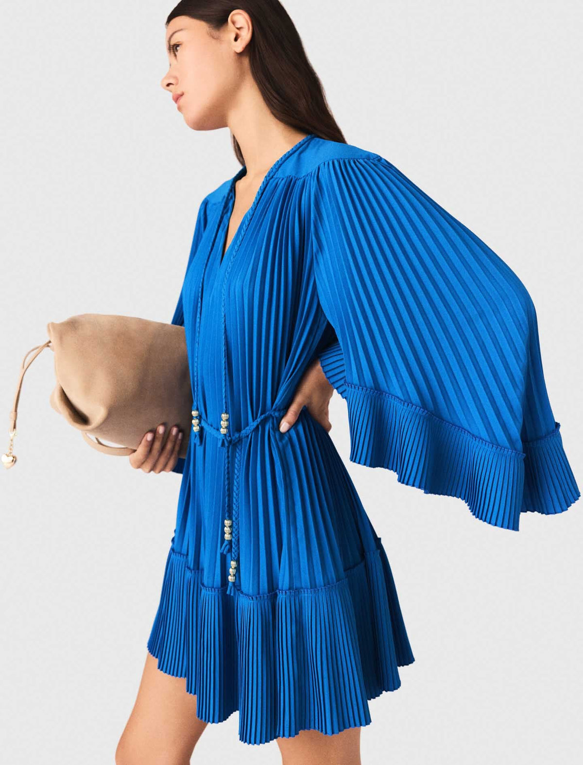 Short pleated dress | Maje