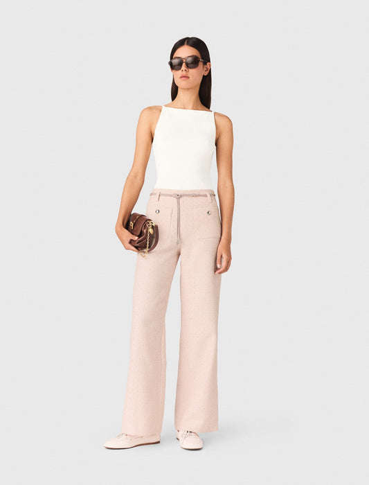 Tweed trousers | Maje