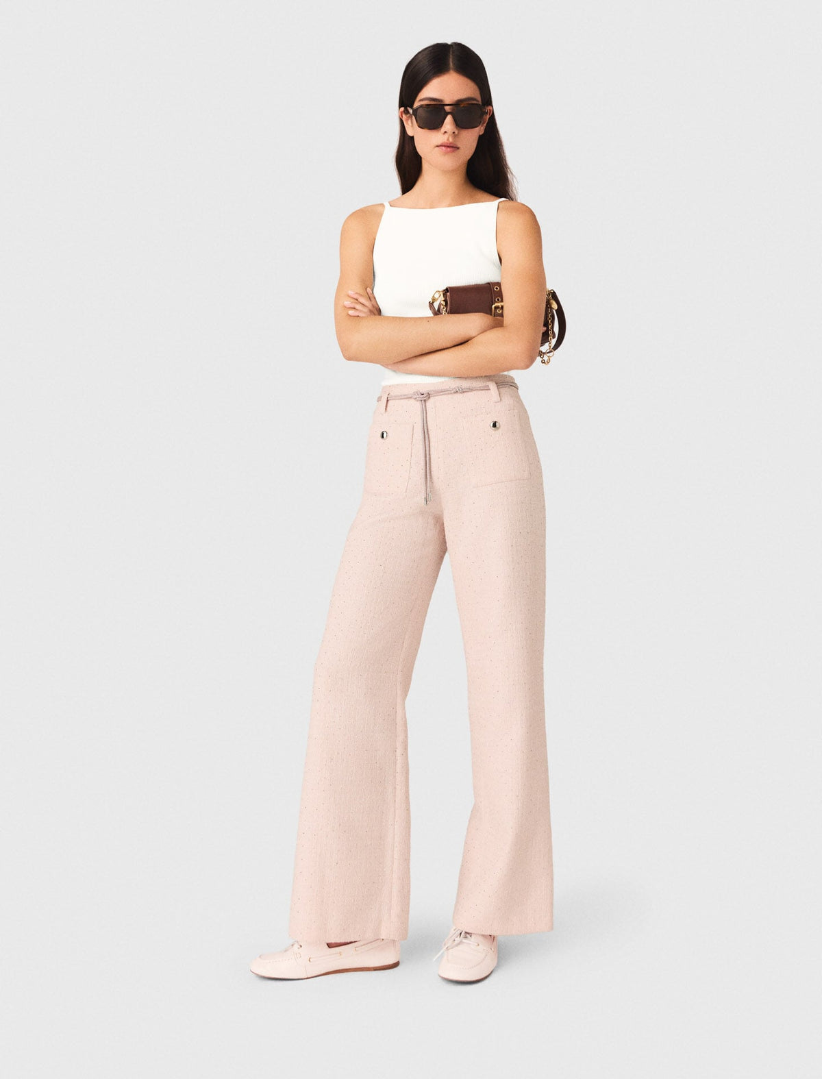 Tweed trousers | Maje