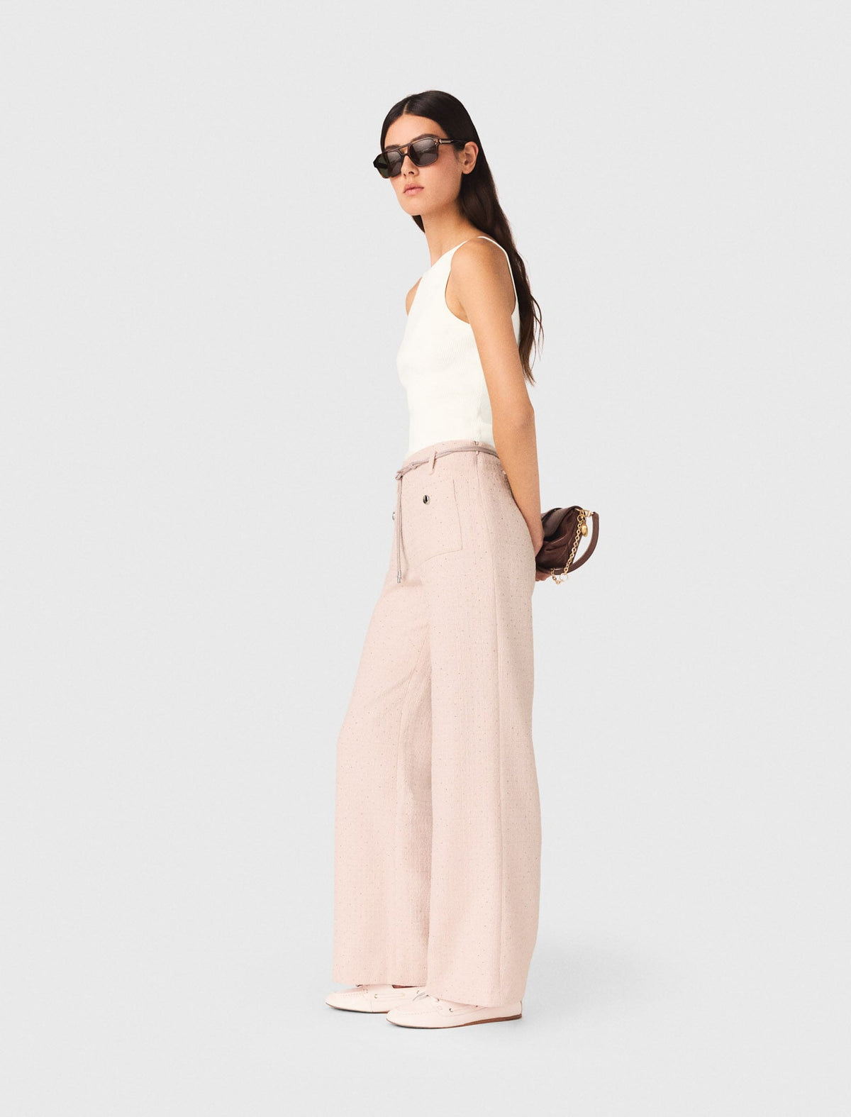 Tweed trousers | Maje